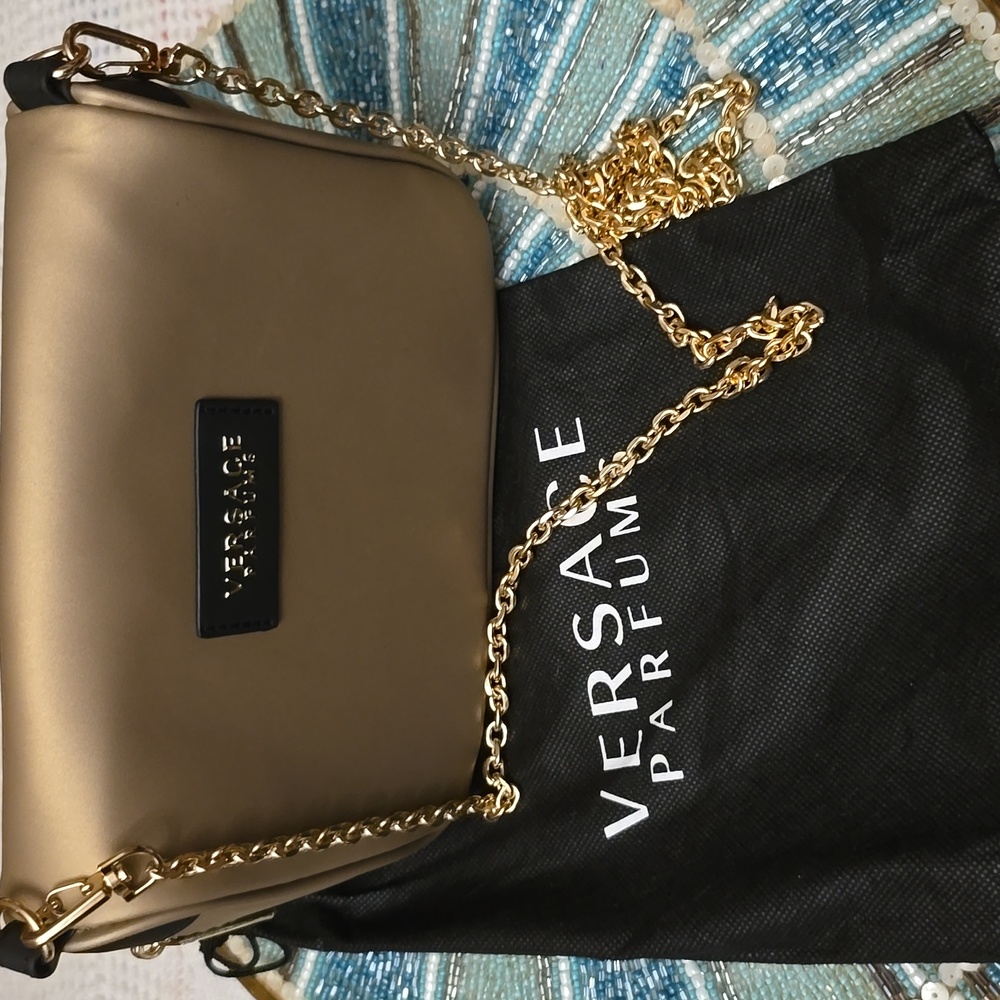 Versace Gold Crossbody Bag